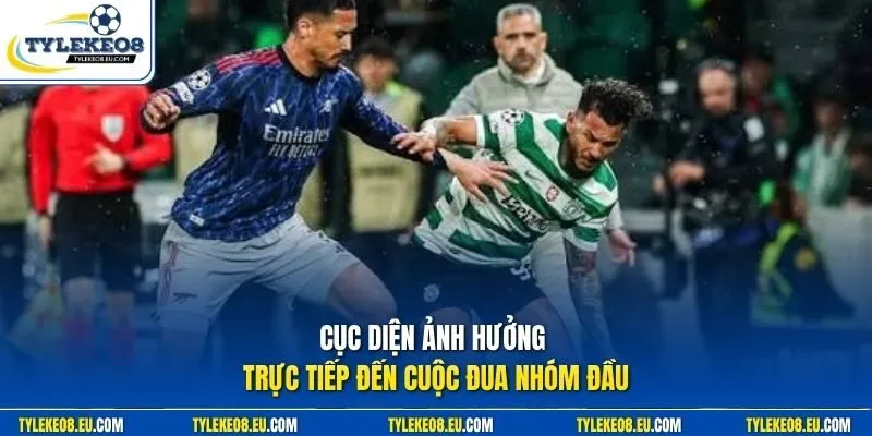Cục diện ảnh hưởng trực tiếp đến cuộc đua nhóm đầu