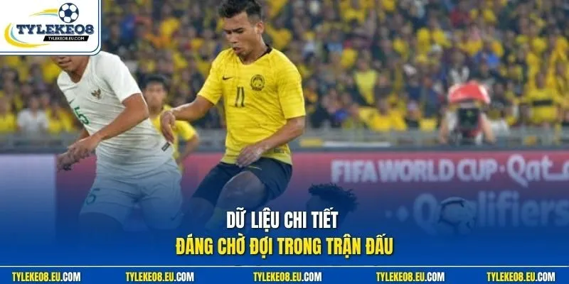 Dữ liệu chi tiết đáng chờ đợi trong trận đấu